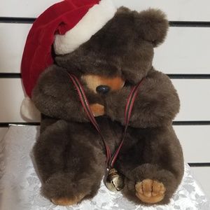 Vintage bullocks christmas bear 11"